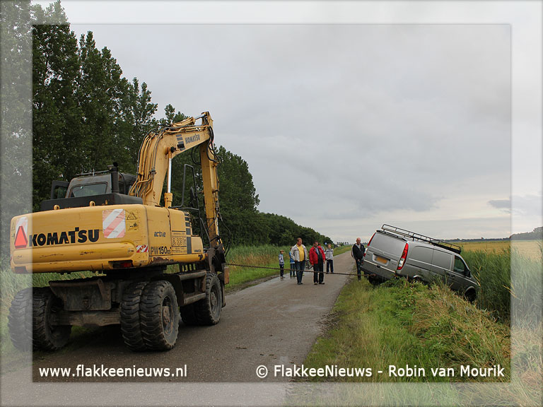 Foto behorende bij Veel hulpdiensten naar ongevalsmelding Dirksland